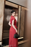 Quần ống suông cạp cao kèm đai
