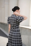 Quần suông vừa Garbadine công sở
