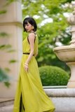 Đầm maxi dáng cổ biến kiểu
