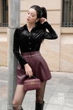 Áo sơ mi ôm dáng cổ Đức
