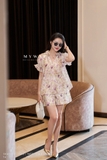 Áo suông bèo họa tiết hoa