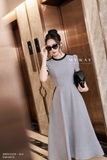Đầm xòe rủ ứng dụng cao tay ngắn