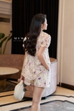 Áo suông bèo họa tiết hoa