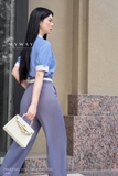 Quần ống đứng Gabardine công sở