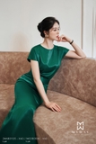 (4 màu) Áo Lụa cổ thuyền ngắn tay dáng suông