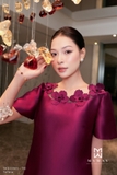 Đầm Suông Đính Hoa Dự Tiệc