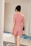 Quần short suông A Gabadine ứng dụng cao