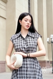 Đầm xòe xếp ly công sở