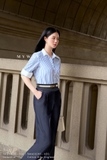 Áo sơ mi Cotton thêu Anglase