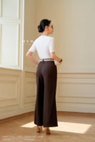 (2 màu) Áo Cotton Dáng Suông Cổ Tròn