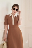 Đầm xoè Line Cotton cổ Đức