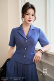 Quần dài công sở ống suông gabadine