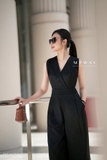Jumpsuit cổ cách điệu một bên