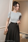 (10 màu) Áo thun cotton ôm tay ngắn