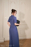 Áo vest công sở tay ngắn cúc ngọc