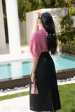 Áo sơ mi Voan Nhật công sở tay bồng