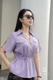 Quần dài ống suông có khóa trước dài ngang mắt cá chân