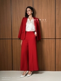 Áo vest suông vừa cổ 2 ve dài chùm mông tay dài