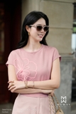 Quần lửng khóa trước dài trên gối
