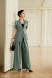 Áo vest suông Gabardine công sở