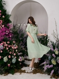 Outlet | Chân váy xòe tơ Mint Green