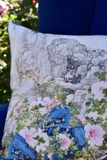 GỐI TỰA Japan Blossom Chinoiserie 45x45cm - mẫu số 31