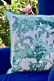 GỐI TỰA Rừng Nhiệt Đới Green toile   45x45cm - mẫu số 32