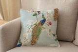 GỐI TỰA Peacock Blossom Chinoiserie 45x45cm - mẫu số 30