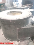 Lò gas nấu nhôm sử dụng nồi trữ lượng 100-1200 kg