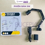 Đèn rọi COCO ZD SERIES 3W/5W - 3 chế độ màu 2800K-6500K, tay đèn xoay linh hoạt, đèn kẹp hồ cá thủy sinh cá cảnh