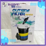 Lọc phụ Sunsun HW 602/603/604 vỏ trắng - Làm sạch hồ cá thủy sinh (không có bơm).