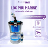 Lọc phụ Marine – Vỏ trong suốt, làm trong nước, lọc bụi bể cá, dễ vệ sinh (240A/B/C FI 12/16/20)