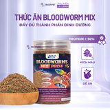 Thức Ăn Cá Cảnh AquaLux Bloodworms Mix Pro+ – Thức ăn mô phỏng trùng huyết cao cấp, đa dạng dinh dưỡng cho cá cảnh.