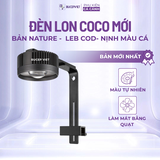 Đèn Bể Cá Tròn COCO FA Series (50-75-100w), Đèn thủy sinh mắt led COB màu tự nhiên, nịnh màu cá, tạo hiếu ứng sóng nước