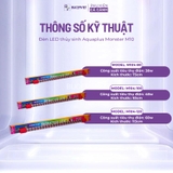 ĐÈN M104 AQUAPLUS 4 HÀNG BÓNG 11 CHẾ ĐỘ MÀU CHO BỂ CÁ CẢNH