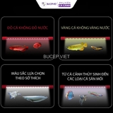 ĐÈN M104 AQUAPLUS 4 HÀNG BÓNG 11 CHẾ ĐỘ MÀU CHO BỂ CÁ CẢNH