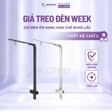 Giá treo đèn Dẹt chữ L Ngon - Bổ - Rẻ treo mọi loại đèn