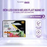 Đèn LED Coco Helios Flat Nano X1 - Nịnh màu cá, đỏ cá không đỏ nước, hỗ trợ cây thủy sinh bể nhỏ, hồ cá cảnh