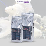 Cám Saki Hikari Deep Red siêu tăng màu cho cá chép, phi tần đỏ, cầu vồng, cá vàng cá thủy sinh