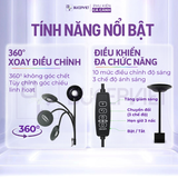 Đèn rọi kẹp UFO Mini hồ cá 5W USB - Điều chỉnh độ sáng, xoay 360 độ, chiếu sáng hồ cá mini cá cảnh