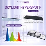 Đèn LED Skylight Hyperspot F 60W-120W - Đèn WRGB toàn phổ điều khiển WiFi, gom sáng mạnh, tăng màu cây thủy sinh và cá cảnh