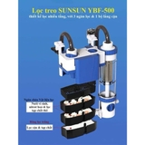 Lọc treo Sunsun YBF 500/600 - Tách phân, lọc váng xoay, tăng oxy và hỗ trợ làm trong nước bể cá