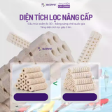 Thùng 12 thanh sứ củ sen Mountain Tree thế hệ 3 25x8cm - Vật liệu lọc hồ Koi, bể cá rồng, siêu bề mặt lưu trữ vi sinh