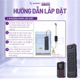 Sưởi bể cá Hurricane 300W-1200W thế hệ 2 - Bản nâng cấp mới, biến tần tiết kiệm điện, cảm biến kép, tự ngắt khi cạn nước