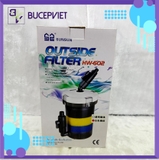 Lọc phụ Sunsun HW 602/603/604 vỏ trắng - Làm sạch hồ cá thủy sinh (không có bơm).