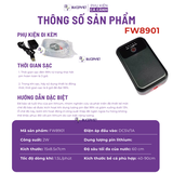 Sủi tích điện Fish Power 8903/8904 , trang bị cảm ứng màn hình thông minh - Sủi thế hệ mới cho bể thủy sinh