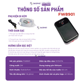 Sủi tích điện Fish Power 8903/8904 , trang bị cảm ứng màn hình thông minh - Sủi thế hệ mới cho bể thủy sinh