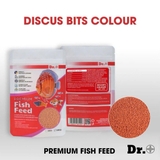 Thức ăn kícḣ màu cao cấp Dr+ Discus Bits Color (100g) - Hỗ trợ tăng màu cá cảnh, giàu đạm, omega 3, hỗ trợ tiêu hoá tốt