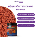 Thức Ăn Cá Cảnh Blood Worm – Cám Trùng Huyết Lên Màu Nhanh, Hạt Chìm Dần, Dinh Dưỡng Cao