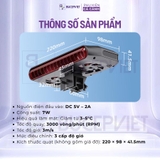 Quạt làm mát bể cá Cross-Wind Aqua Smith - Quạt giảm nhiệt hồ thủy sinh, tự động kiểm soát nhiệt độ, vận hành êm ái